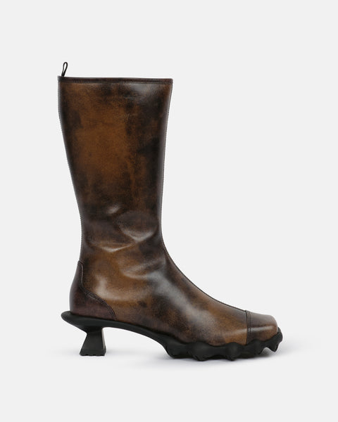 dirt RANGE BOOTS スポーティ　レザー　ロングブーツ BOOTS – DIRT