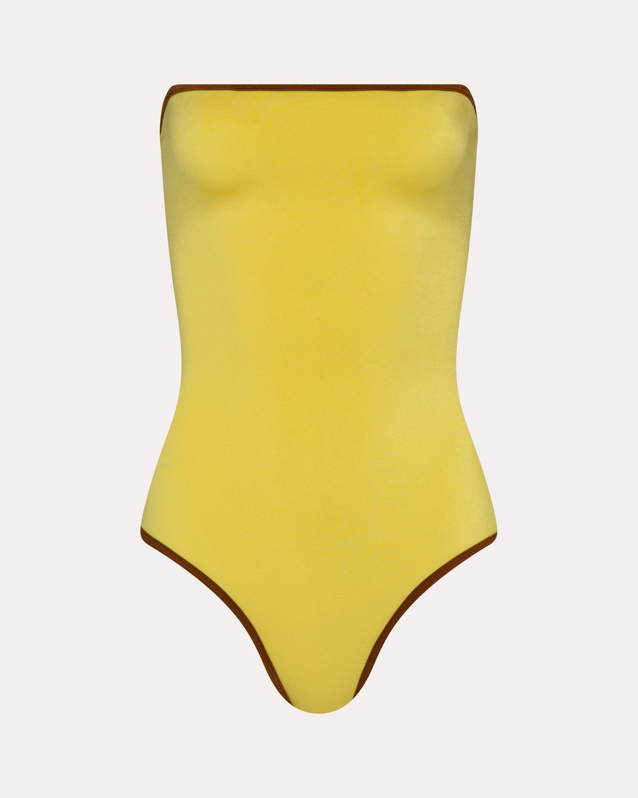 Yellow/Brown Swimsuit