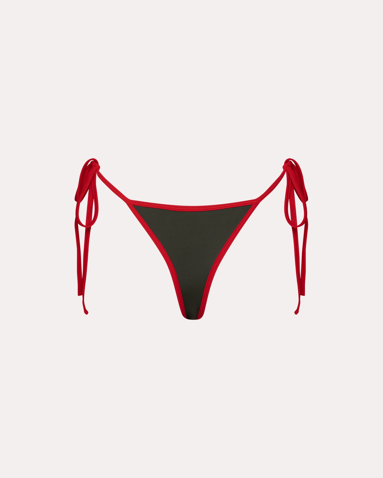Khaki/Red Bikini Bottom